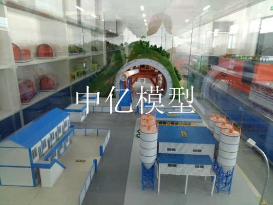 <浙江杭州吉慶山>隧道通風整體布局模型